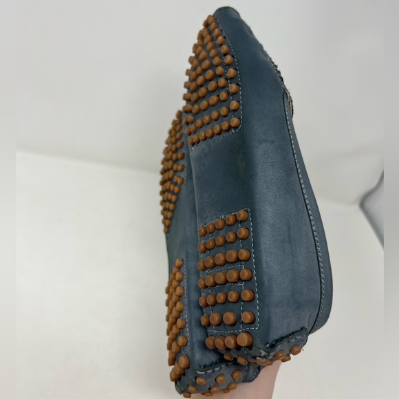 J Jill Blue Leather Driving Loafers Size 7 Slip On Comfort Walking Shoes - Picture 11 of 14